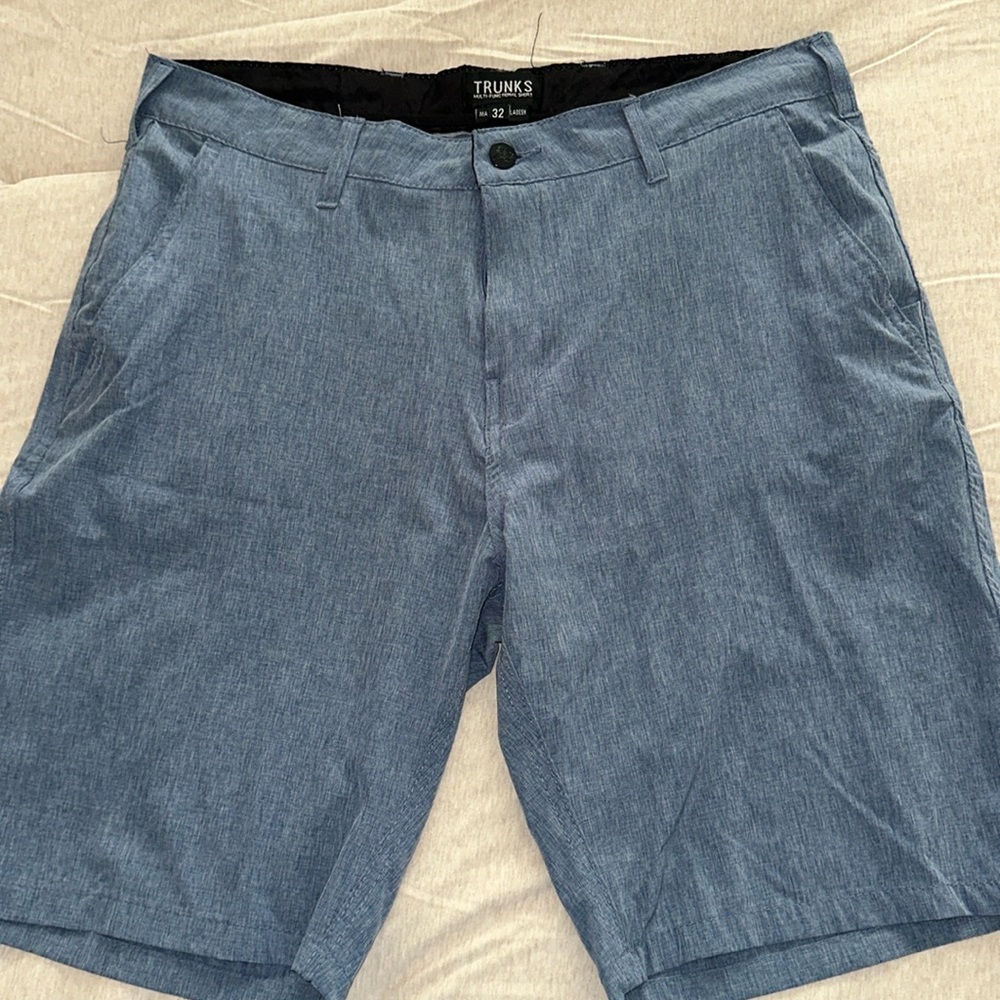 Mens Blue Shorts. Barely worn. Size 32.